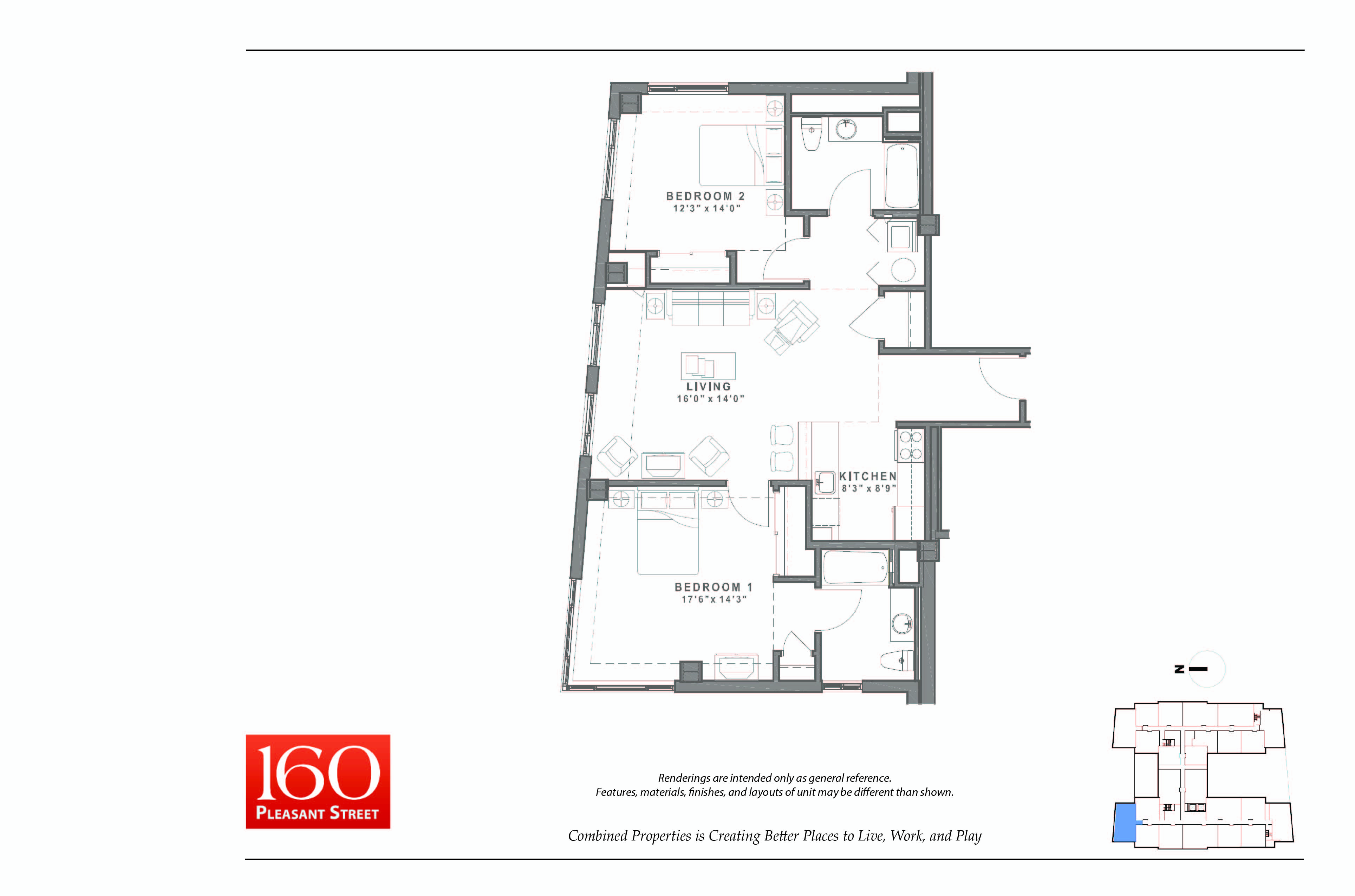 Malden - 2 Beds, 2 Baths - Image 35